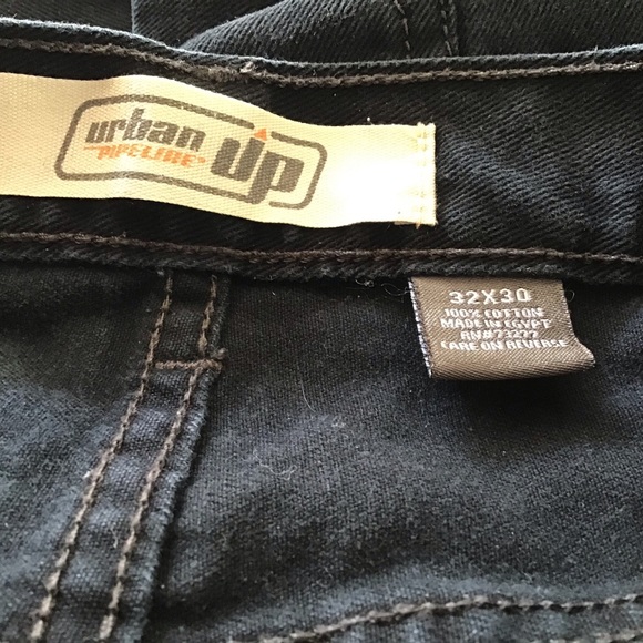 Urban Pipeline, Men’s Blk., Denim Jeans. - Picture 4 of 4